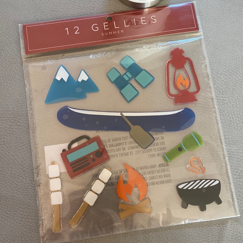 Paper source Window Gellies - camping